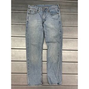 Levis 514‎ Men Jeans 29X29 Blue Light Wash Denim Straight Leg